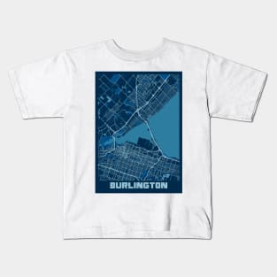 Burlington - Canada Peace City Map Kids T-Shirt